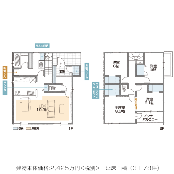 推奨プラン〈1例〉